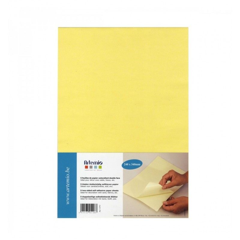 papel adhesivo doble cara