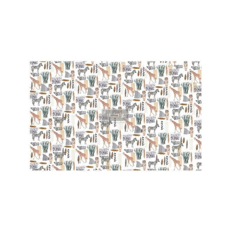 Safari. Decoupage Decor Tissue Paper Mulberry. 645373. Los mejores productos ReDesign en L'aura Bella tu tienda online