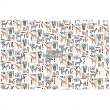Safari. Decoupage Decor Tissue Paper Mulberry. 645373. Los mejores productos ReDesign en L'aura Bella tu tienda online