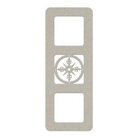 Dos marcos con brújula