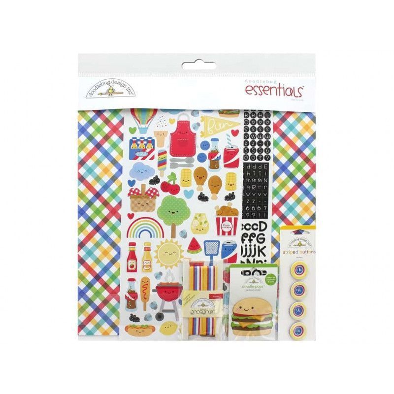 Bar-b-Cute essentials Kit. 6915. Doodlebug. Scrapbooking. Los mejores productos en L'aura Bella tu tienda online