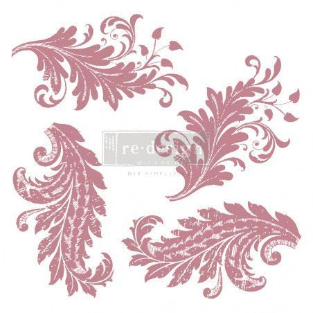 Royal Flourish. Sello acrilico Décor Stamp. RE·DESIGN with Prima® 650643. Los mejores productos en L'aura Bella tu tienda online