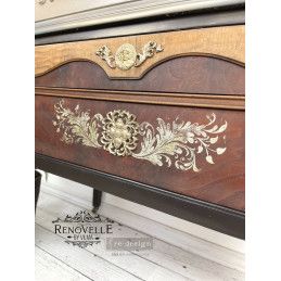 Royal Flourish. Sello acrilico Décor Stamp. RE·DESIGN with Prima® 650643. Los mejores productos en L'aura Bella tu tienda online