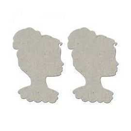 Camafeo mujer (2pzs.)