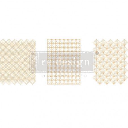 REDESIGN MIDDY DECOR TRANSFERS® Golden Art Deco 660741. Los mejores productos de Redesign en L'aura Bella tu tienda online