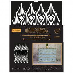 Sun Lit Diamonds, Decor Stencil Kacha Redesign. 659165. Los mejores productos en L'aura Bella tu tienda online (3)