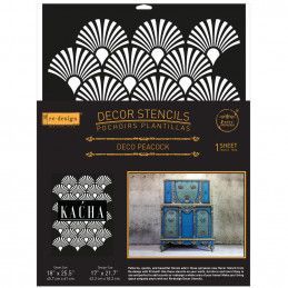 Deco Peacock, Decor Stencil Kacha Redesign. 659172. Los mejores productos en L'aura Bella tu tienda online (3)