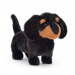 Freddie Perro salchicha pequeño, peluche Jellycat. FR6SD. Lo mejores productos en L'aura Bella, tu tienda online