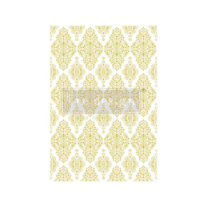 REDESIGN DECOR TRANSFERS® Gold Damask by KACHA 659196. Los mejores productos de Redesign en L'aura Bella tu tienda online