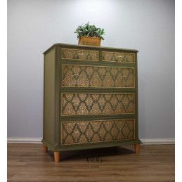 REDESIGN DECOR TRANSFERS® Golden Damask by KACHA 659196. Los mejores productos de Redesign en L'aura Bella tu tienda online