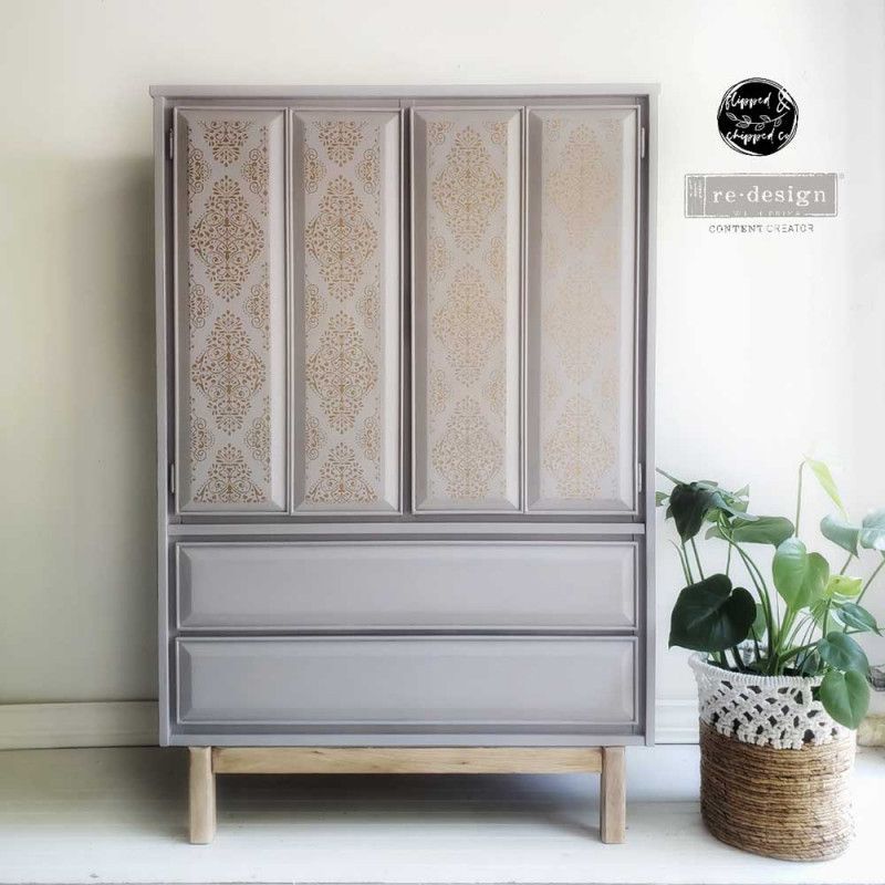 Golden Damask by KACHA REDESIGN DECOR TRANSFERS® 659196 L'aura Bella