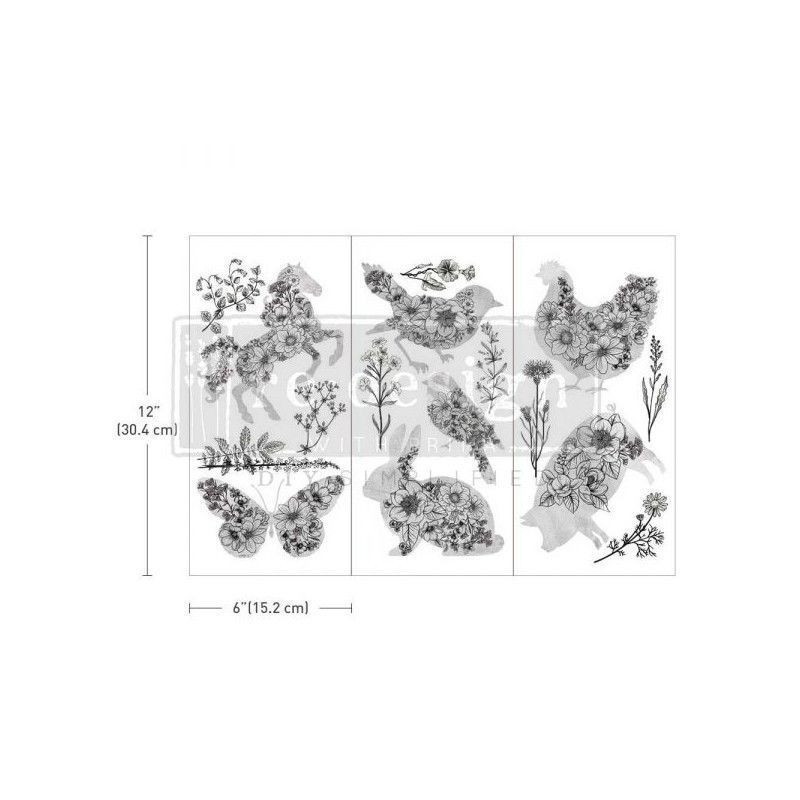 REDESIGN DECOR TRANSFERS® Scribbled Animals 657550. Los mejores productos de Redesign en L'aura Bella tu tienda online