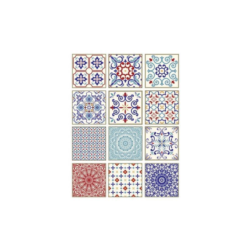 Hidraulico, baldosas mix. Cadence PA713.  El mejor papel de arroz en L'aura Bella tu tienda online