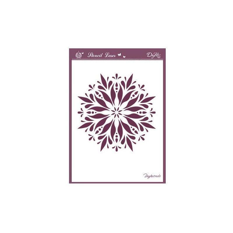 Plantilla stencil, estarcido Copo de nieve A6-046. Dayka Trade. Los mejores productos en L'aura Bella tu tienda online