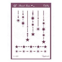 Plantilla stencil, estarcido estrella navidad V-408. Dayka Trade. Los mejores productos en L'aura Bella tu tienda online