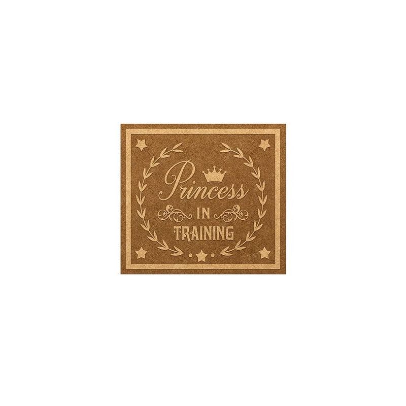 Placa Princess. PDM-0015. Dayka Trade. Los mejores productos en L'aura Bella, tu tienda online.