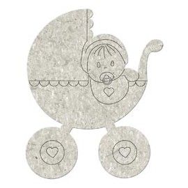 Carrito de bebé con bebé