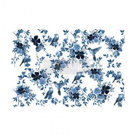 REDESIGN DECOR TRANSFERS® Pretty in Blue 656539. Los mejores productos en L'aura Bella tu tienda online