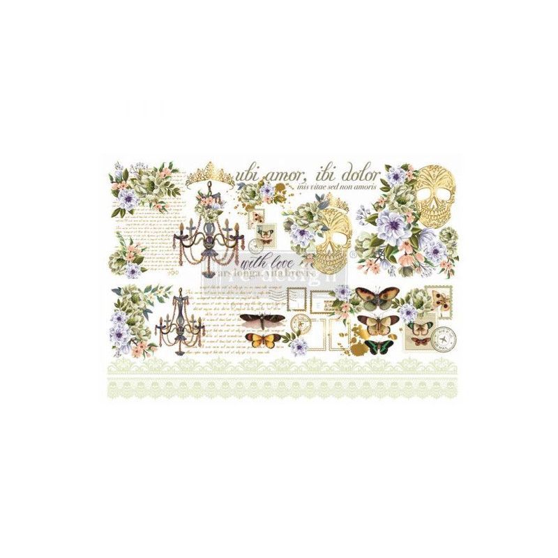 REDESIGN DECOR TRANSFERS® CeCe With Love, Skully 659332. Los mejores productos en L'aura Bella tu tienda online