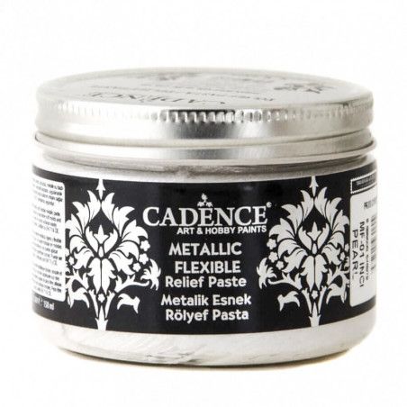 Pasta de relieve flexible metalizada de Cadence. Perla MF01. Los mejores productos en L'aura Bella, tu tienda