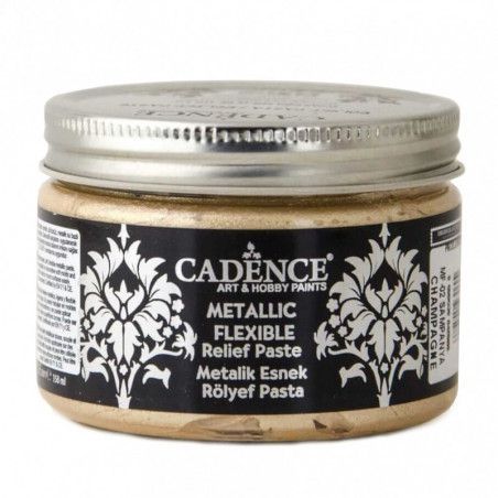 Pasta de relieve flexible metalizada de Cadence. Champagne MF02. Los mejores productos en L'aura Bella, tu tienda