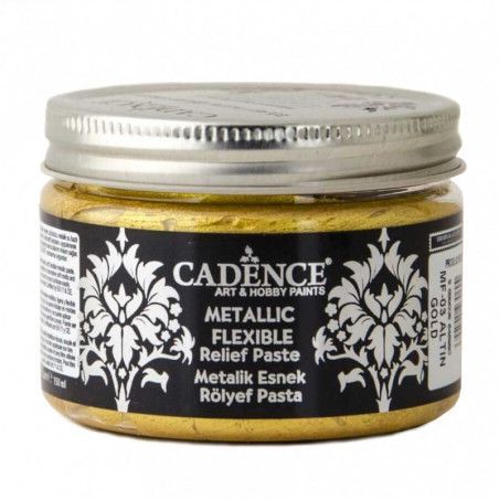 Pasta de relieve flexible metalizada de Cadence.  ORO MF03. Los mejores productos en L'aura Bella, tu tienda