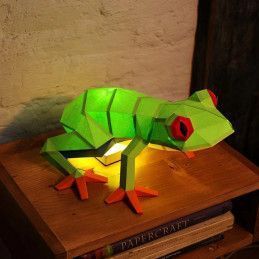 Rana. Frog. Paper Art Model 3D. Kit DIY Papercraft World. FROGTGR. Los mejores productos en L'aura Bella tu tienda online