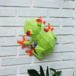Rana. Frog. Paper Art Model 3D. Kit DIY Papercraft World. FROGTGR. Los mejores productos en L'aura Bella tu tienda online