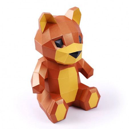 Oso, Teddy Bear. Paper Art Model 3D. Kit DIY Papercraft World. TEDTBR. Los mejores productos en L'aura Bella tu tienda online