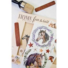 REDESIGN DECOR TRANSFERS® Wild Soul, Caballos. 653442. Los mejores productos en L'aura Bella tu tienda online