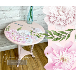 REDESIGN DECOR TRANSFERS® Morning Peonies. 653477. Los mejores productos en L'aura Bella tu tienda online
