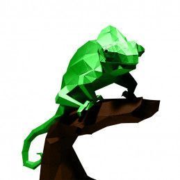 Camaleon Paper Art Model 3D. Kit DIY Papercraft World. CHATGR. Los mejores productos en L'aura Bella tu tienda online