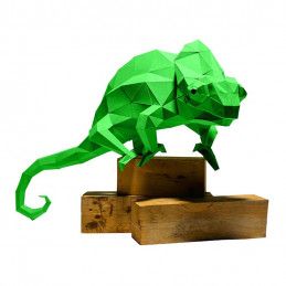 Camaleon Paper Art Model 3D. Kit DIY Papercraft World. CHATGR. Los mejores productos en L'aura Bella tu tienda online