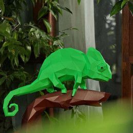 Camaleon Paper Art Model 3D. Kit DIY Papercraft World. CHATGR. Los mejores productos en L'aura Bella tu tienda online