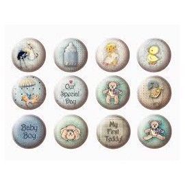 Pegatinas Vintage Baby niño...