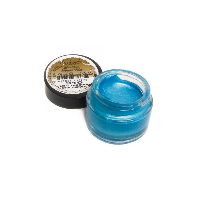 Finger Wax Azul Turquesa. Oro en Crema, cera dedo. FW910. Todo Cadence en L'aura Bella tu tienda online