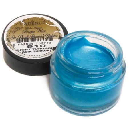 Finger Wax Azul Turquesa. Oro en Crema, cera dedo. FW910. Todo Cadence en L'aura Bella tu tienda online