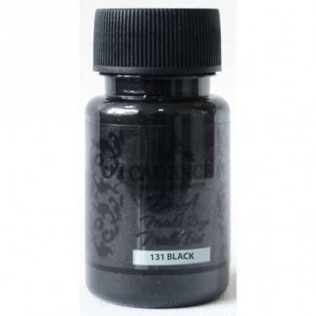 Negro. Dora metallic paint de Cadence. DO131. Todo Cadence en L'aura Bella tu tienda online