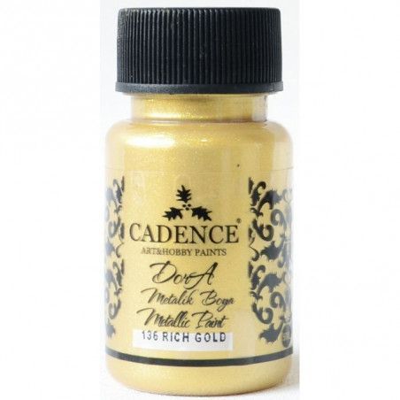Oro Rico. Dora metallic paint de Cadence. DO136. Todo Cadence en L'aura Bella tu tienda online