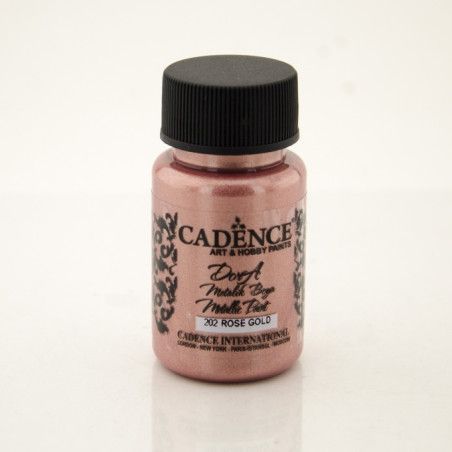 Rose Gold. Dora metallic paint de Cadence. DO202. Todo Cadence en L'aura Bella tu tienda online