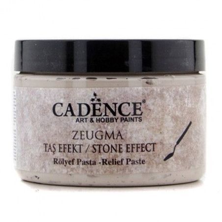 Pasta de relieve ZEUGMA DANEA. Efecto Piedra. 150 ml ZE109 de Cadence. Todo Cadence en L'aura Bella tu tienda online