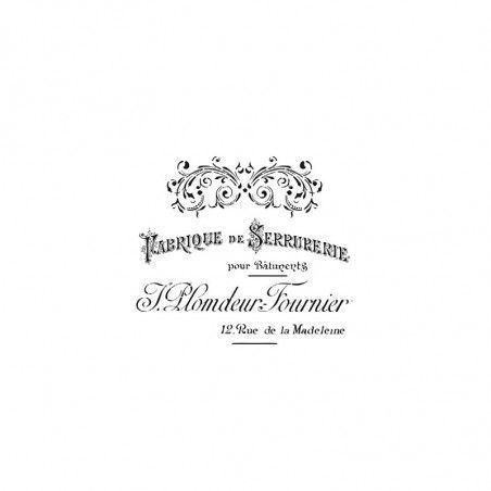 Plantilla stencil Fabrique serrurerie HDM38. Cadence. Los mejores productos en L'aura Bella tu tienda online