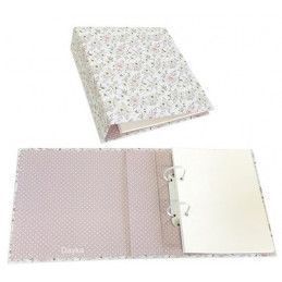 Álbum de anillas con estampado de flores. Dayka Trade. 2027035. Los mejores productos en L'aura Bella tu tienda online