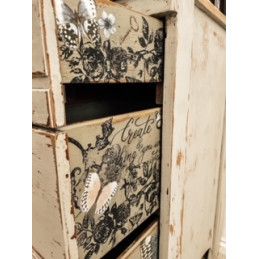 Romance Roses. Sello acrilico DÉCOR STAMPS®. REDESIGN 650681. Los mejores productos en L'aura Bella tu tienda online