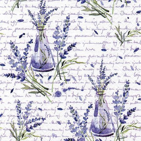 Servilleta para decoupage: Lavanda. 33x33 cm. Los mejores productos en L'aura Bella tu tienda online