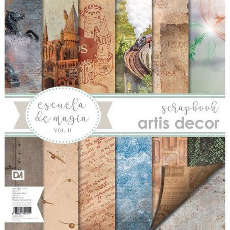 Colección Escuela de Magia II Potter. Scrapbooking. Los mejores productos en L'aura Bella tu tienda online