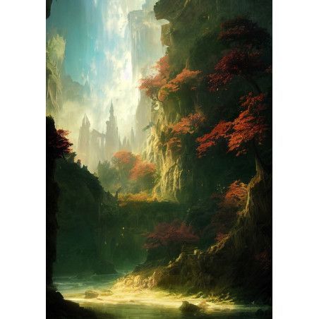 Forest Fantasy. Papel Decoupage Mint by Michelle. A3. Los mejores productos en L'aura Bella, tu tienda online