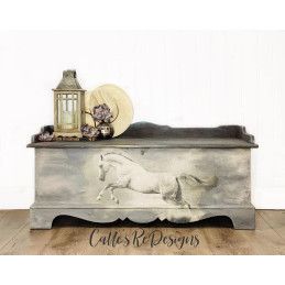 White Horse. Papel Decoupage Mint by Michelle. A1. Los mejores productos en L'aura Bella, tu tienda online