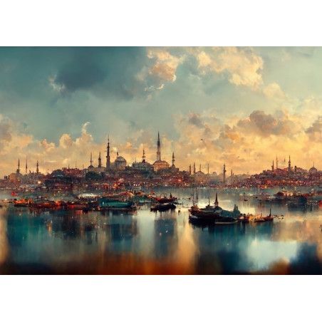 Istanbul, Estambul. Papel Decoupage Mint by Michelle. A1. Los mejores productos en L'aura Bella, tu tienda online