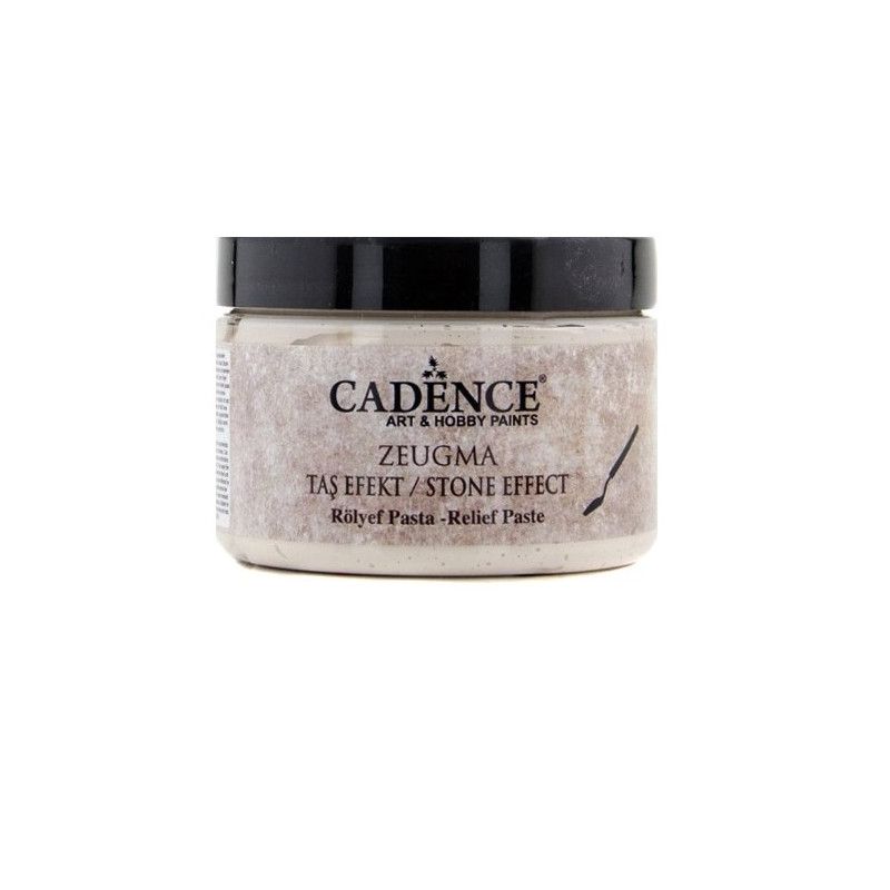 Pasta de relieve ZEUGMA SATYROS. Efecto Piedra. 150 ml ZE102 de Cadence. Todo Cadence en L'aura Bella tu tienda online